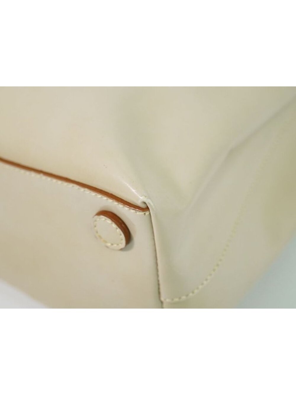 Prada Patent Leather Tote Pink Beige - Picture 4 of 9